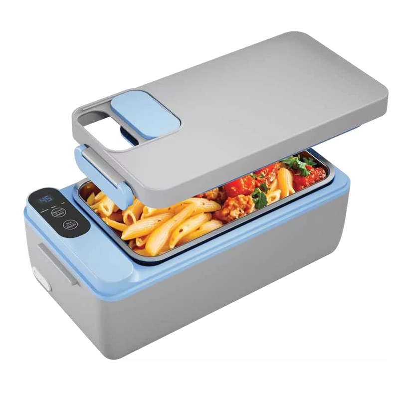 ظرف غذای گرم کن دار پاورولوژی Powerology Lumu Portable Heated Lunch Box PLBF818GYBL