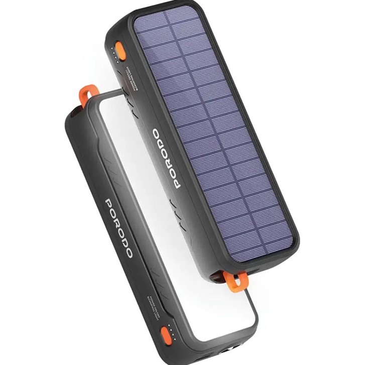 پاور بانک خورشیدی 20000 پرودو Porodo Solar-Powered PDPBAS149BK